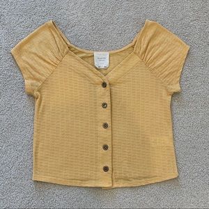 Yellow top from Francesca’s